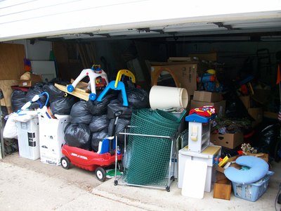 Packed garage!